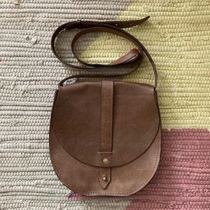 Tribe Alive Leather Saddle Bag